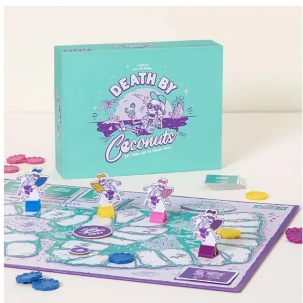 Bubblegum Stuff Death By Coconuts Game Race to the Finish Three to‎ Four Players